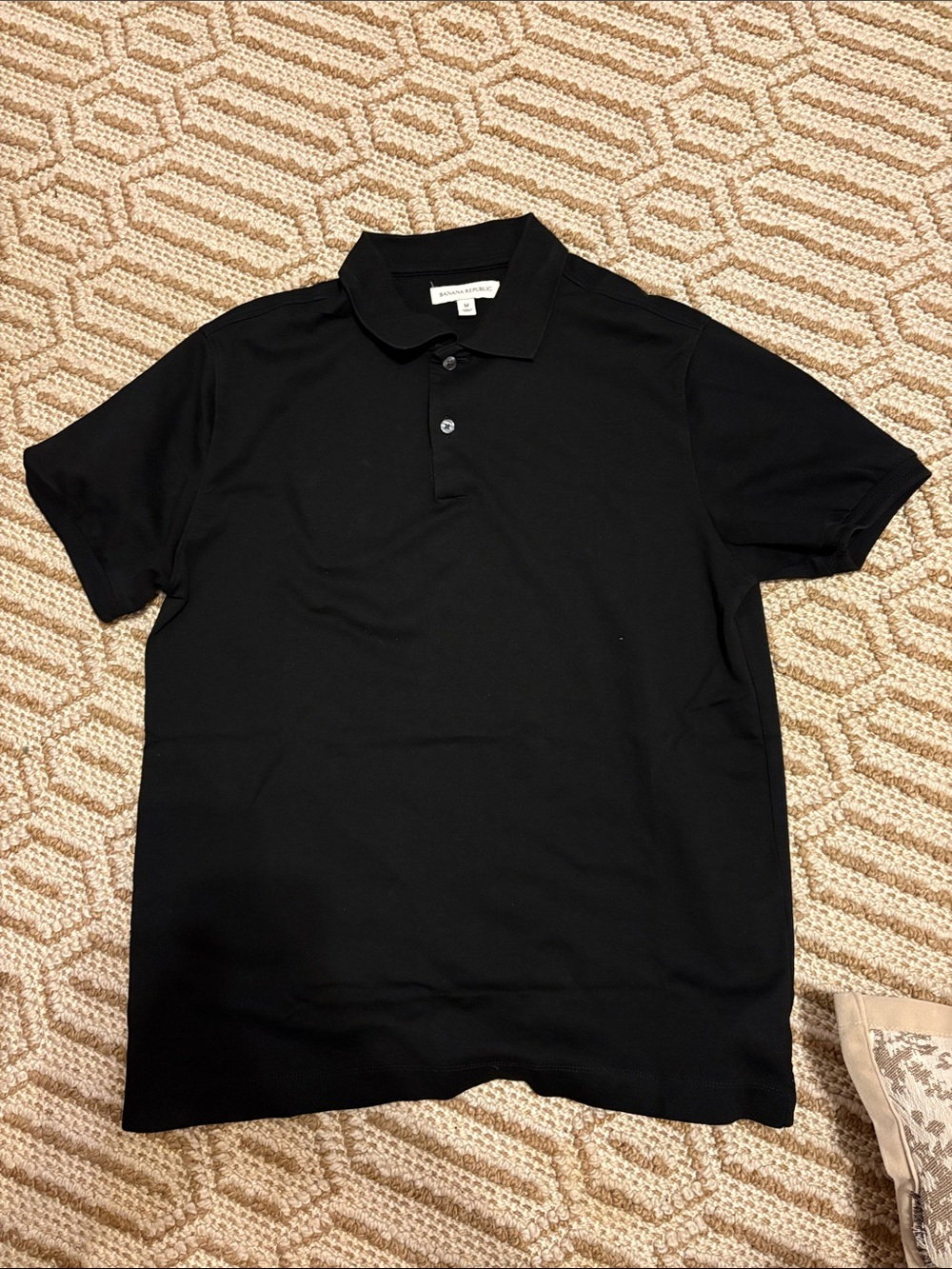 Banana Republic Black Men's Polo Shirt